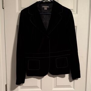 Ann Taylor Black Velvet Women's Suit Jacket